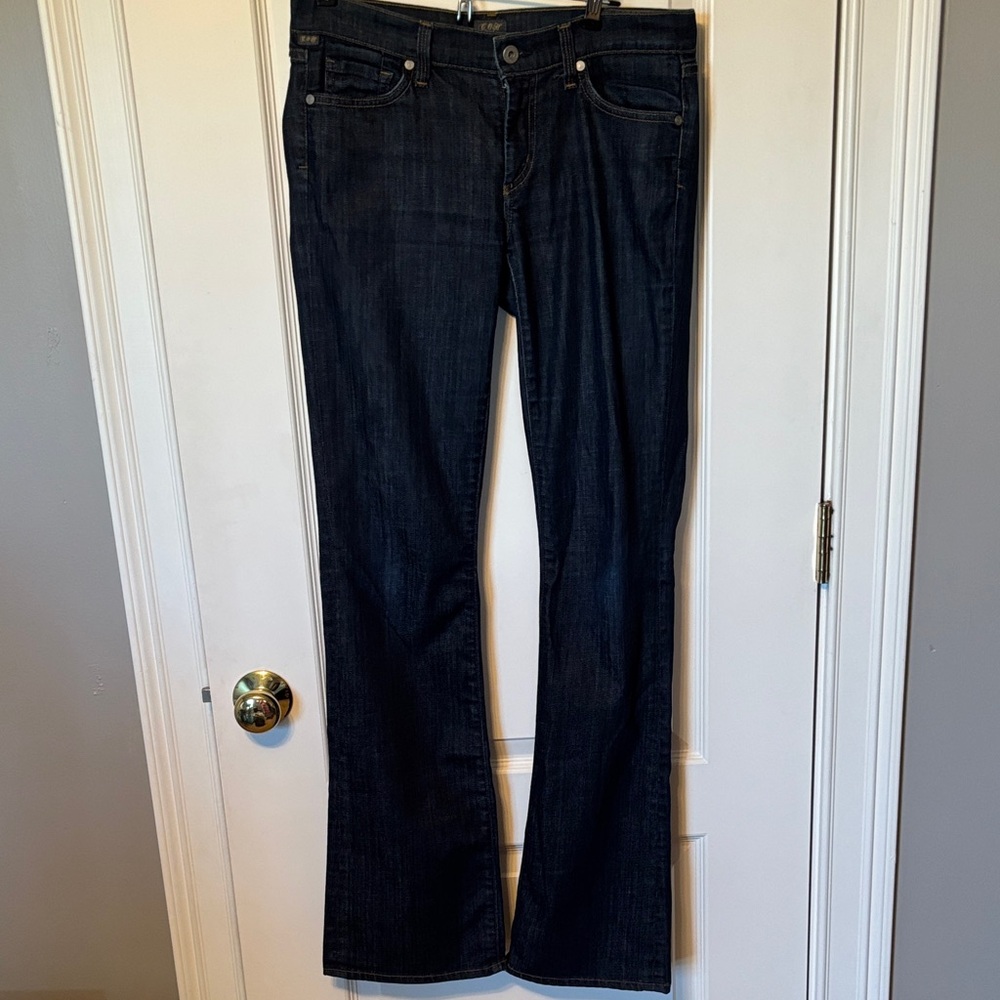 Citizens Of Humanity Dark Blue Boot Cut Jeans